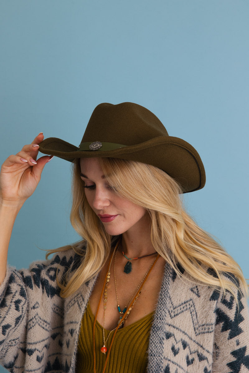 Soul Flow Apparel | Boho Western Love Classic Cowboy Hat