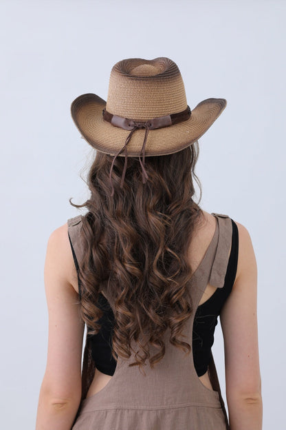 Rustic Star-Embellished Cowboy Hat – Timeless Western Charm?????-Soul Flow Apparel
