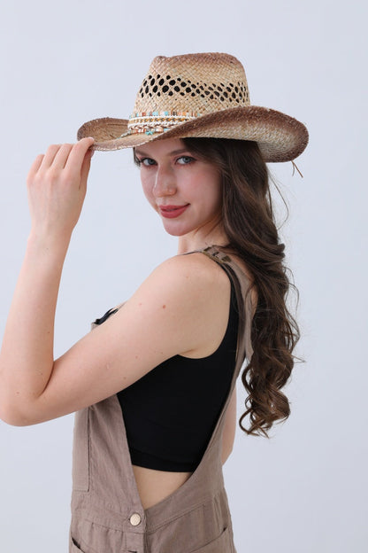 Braided Rope Cowboy Hat – Free-Spirited Western Style?????-Soul Flow Apparel