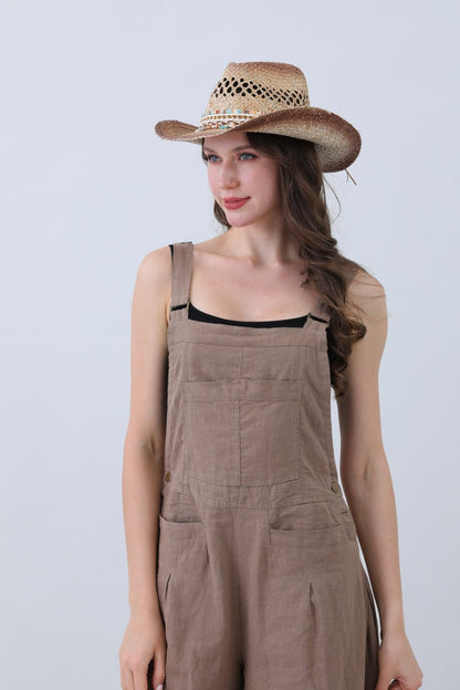 Braided Rope Cowboy Hat – Free-Spirited Western Style?????-Soul Flow Apparel