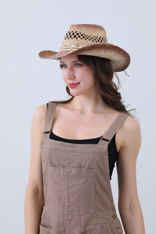 Braided Rope Cowboy Hat – Free-Spirited Western Style?????-Soul Flow Apparel