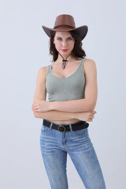 Classic Adjustable Cowboy Hat – Timeless Fit, Modern Comfort??????-Soul Flow Apparel