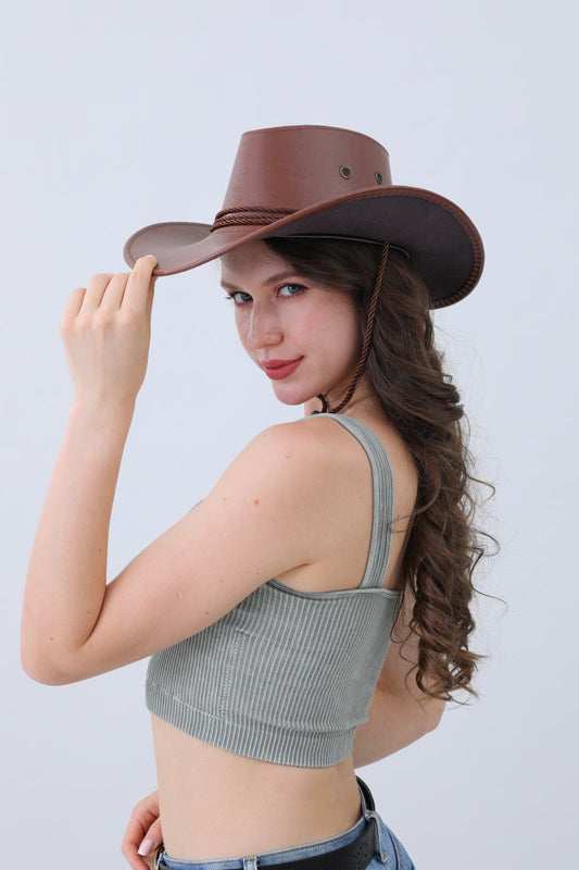 Classic Adjustable Cowboy Hat – Timeless Fit, Modern Comfort??????-Soul Flow Apparel