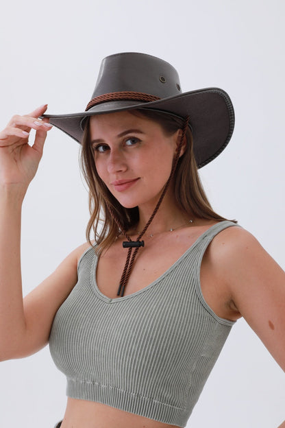 Classic Adjustable Cowboy Hat – Timeless Fit, Modern Comfort??????-Soul Flow Apparel