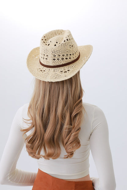 Classic Polyester Cowboy Hat – Lightweight & Sun-Smart??????-Soul Flow Apparel