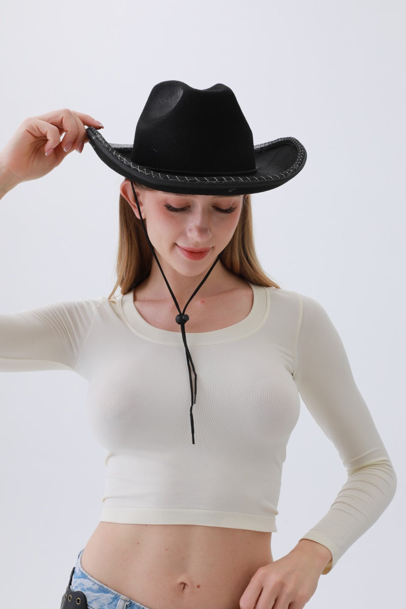 Neon Cowboy Hat – Light-Up Western Party Hat ????????-Soul Flow Apparel