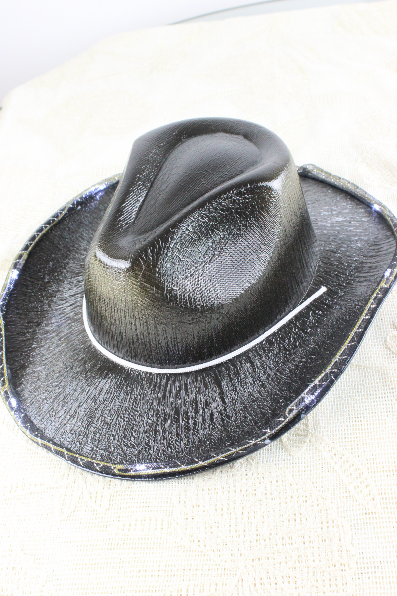 Glow-in-the-Dark Cowboy Hat – Wild West Light-Up Party Hat