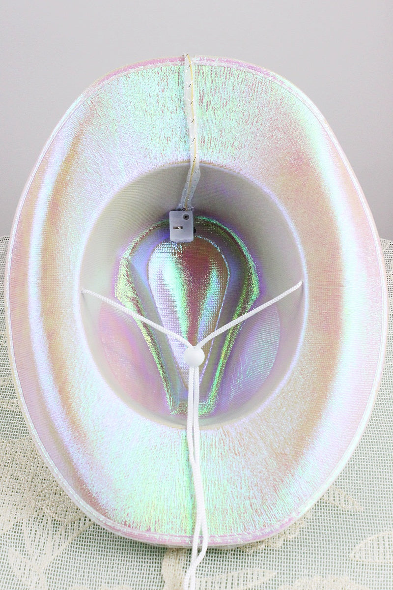 Glow-in-the-Dark Cowboy Hat – Wild West Light-Up Party Hat ?????-Soul Flow Apparel