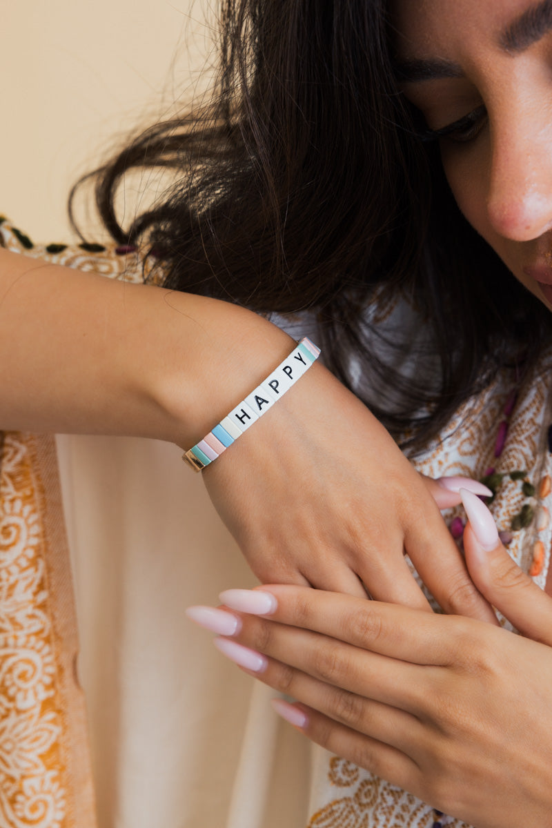 Happy Love Stackable Swift Party Bracelet ????-Soul Flow Apparel