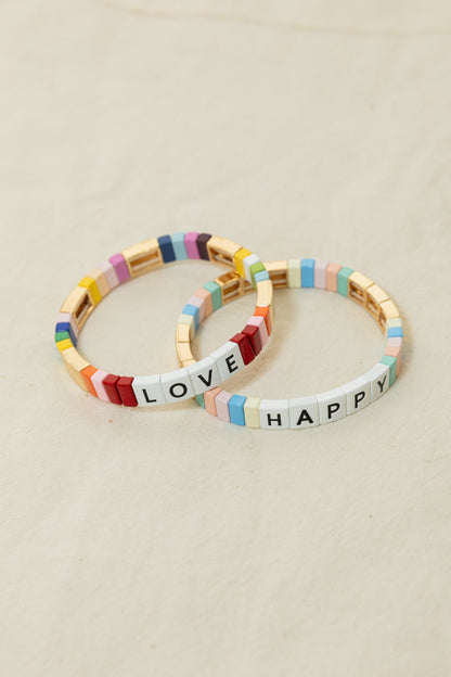 Happy Love Stackable Swift Party Bracelet ????-Soul Flow Apparel