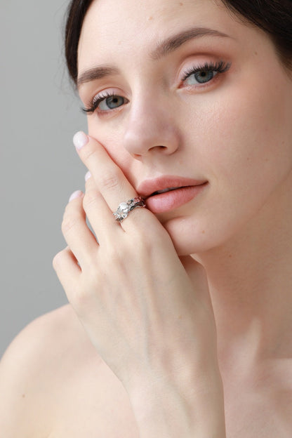 Celestial Sun Nugget Rings – Matching Couple Jewelry ????-Soul Flow Apparel