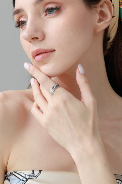 Celestial Sun Nugget Rings – Matching Couple Jewelry ????-Soul Flow Apparel