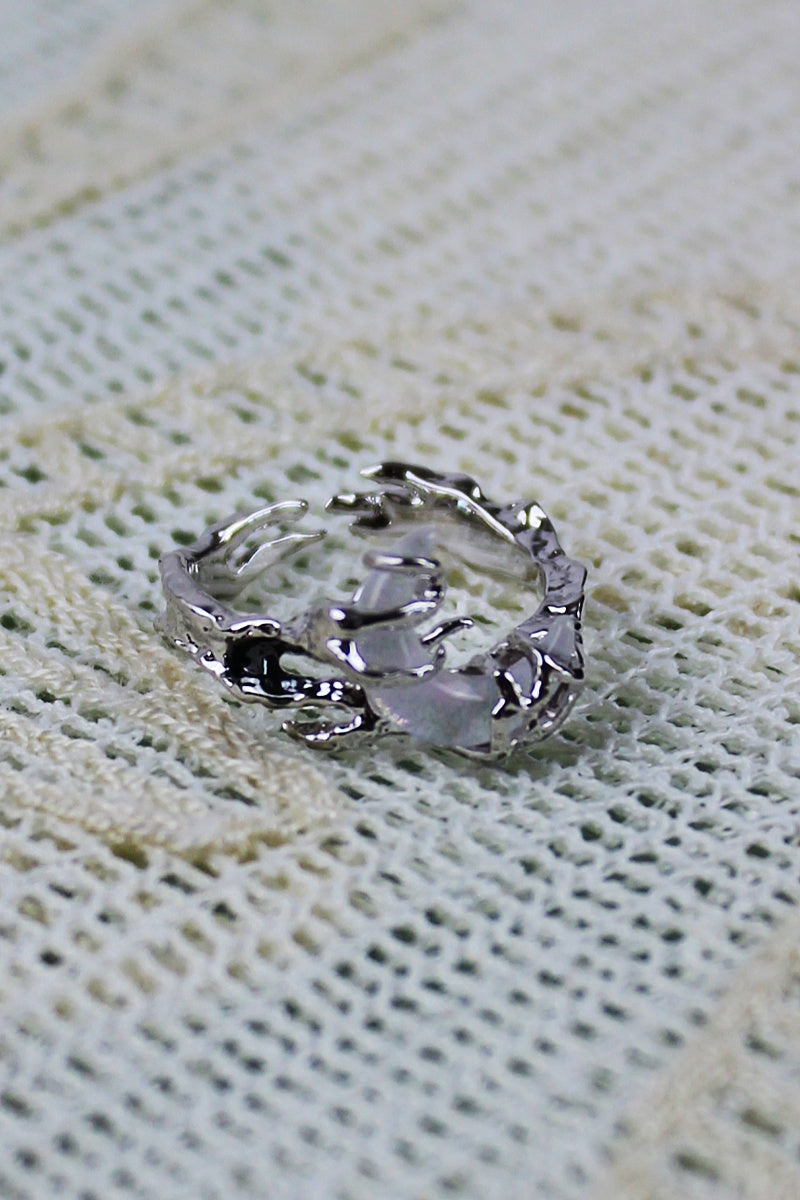 Celestial Moon Nugget Rings – Minimalist Cosmic Jewelry ?????-Soul Flow Apparel