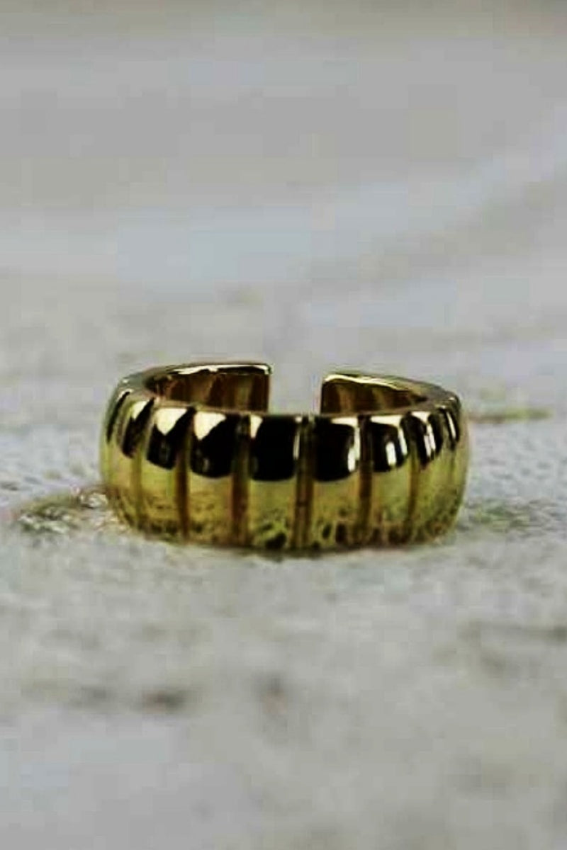 Open Nugget Rings Spiral Nugget Ring – Open Band Stackable Jewelry – Soul Flow Apparel