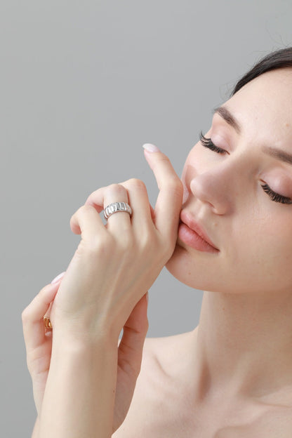 Spiral Nugget Ring – Open Band Stackable Jewelry ???-Soul Flow Apparel