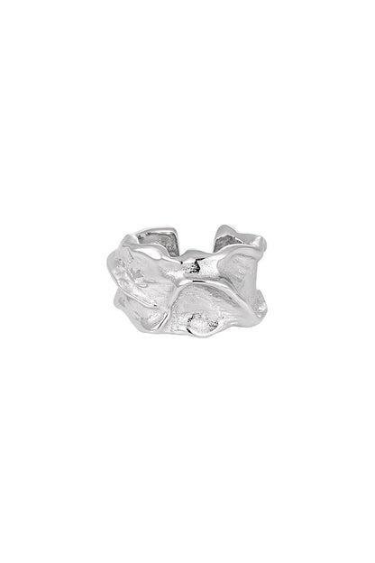 Luxe Asymmetrical Nugget Rings – Minimalist Open-Band Jewelry 🌟⛓️ Leto Collection