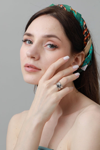 Luxe Asymmetrical Nugget Rings – Minimalist Open-Band Jewelry 🌟⛓️ Leto Collection