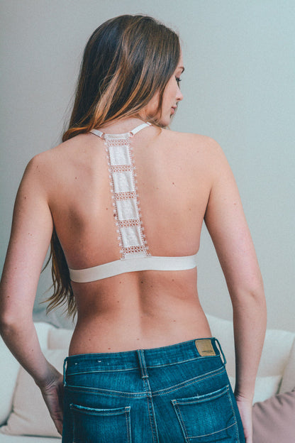 Crochet T Back Bralette