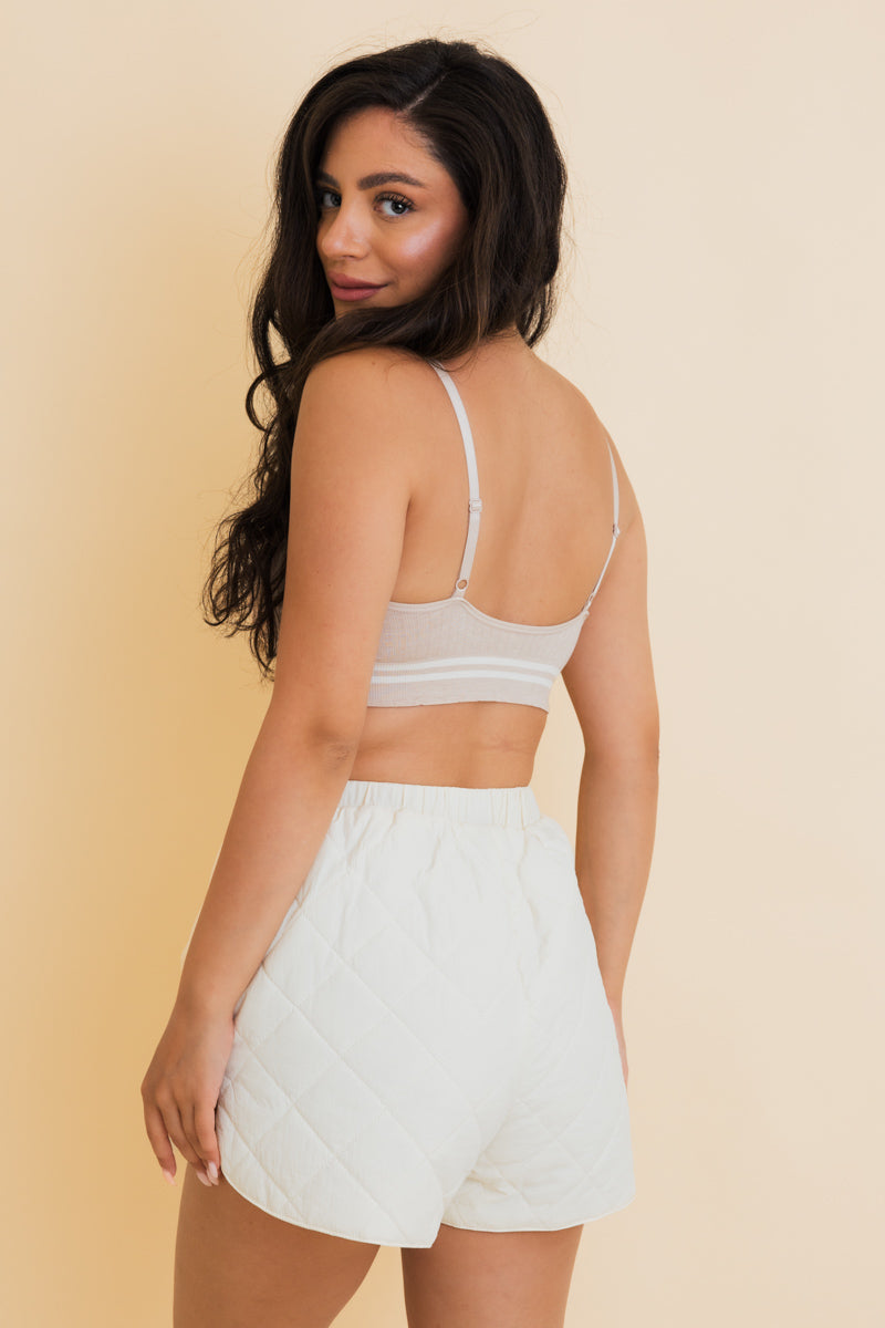 Sporty Vintage Ribbed Ultra Comfy Bralette-Soul Flow Apparel