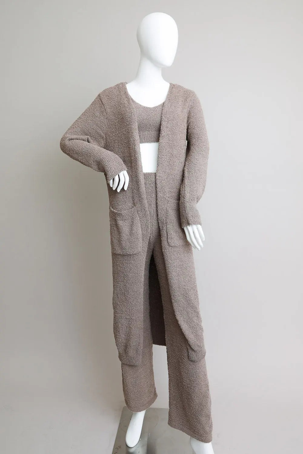 Boucle Longline Cardigan Leto Collection