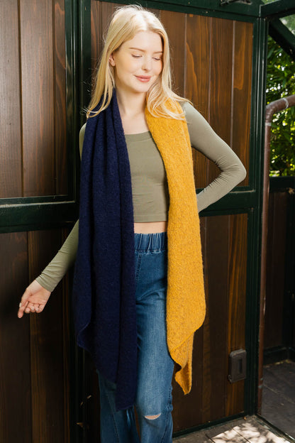 Cozy Double Tone Scarf-Soul Flow Apparel