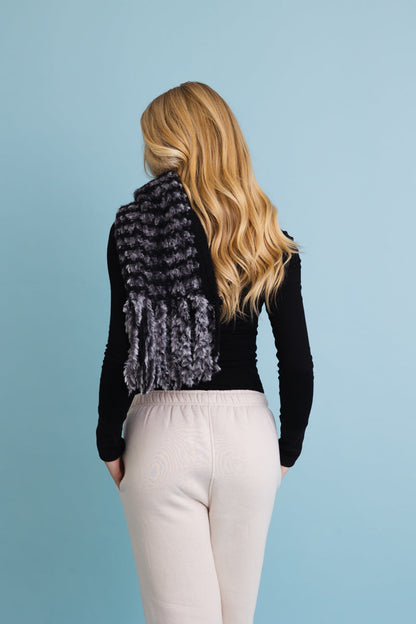 Ultra Soft Chenille Tassel Scarf-Soul Flow Apparel