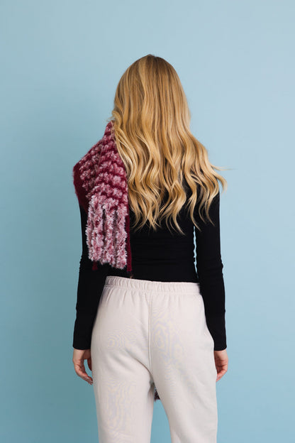 Ultra Soft Chenille Tassel Scarf-Soul Flow Apparel