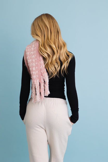 Ultra Soft Chenille Tassel Scarf-Soul Flow Apparel