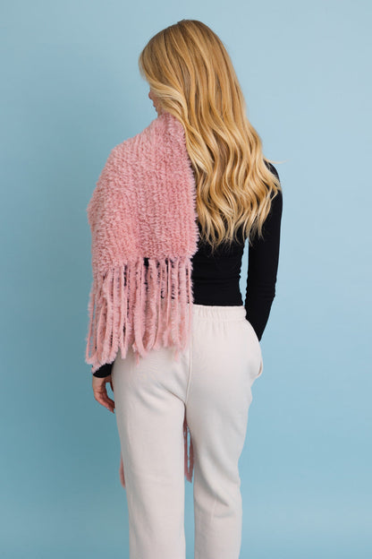 Ultra Soft Boucle Fringe Blanket Scarf-Soul Flow Apparel