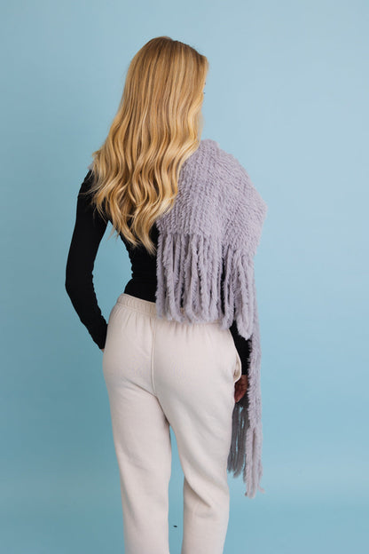 Ultra Soft Boucle Fringe Blanket Scarf-Soul Flow Apparel