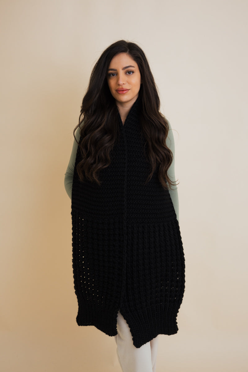 Waffle Weave Cozy Edge Scarf-Soul Flow Apparel