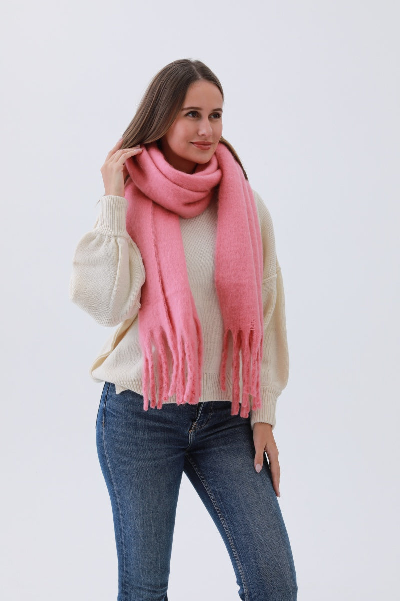 Classic Tassel Knit Scarf – Bestselling Winter Essential???-Soul Flow Apparel