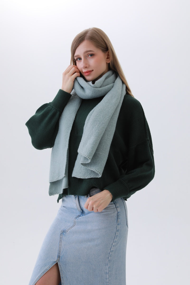 Classic Bias-Cut Scarf – Woven Elegance & Timeless Style ?????-Soul Flow Apparel