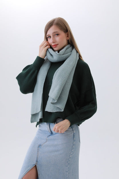 Classic Bias-Cut Scarf – Woven Elegance & Timeless Style ?????-Soul Flow Apparel