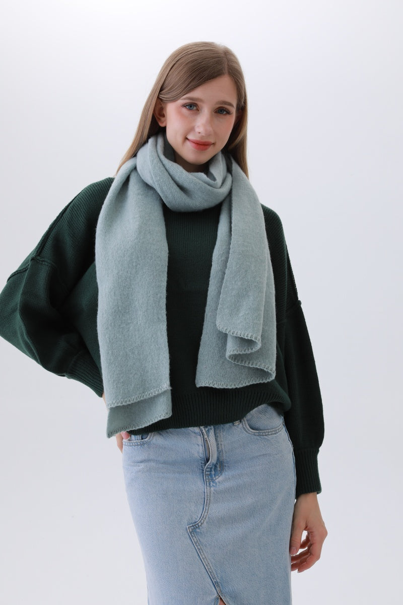 Classic Bias-Cut Scarf – Woven Elegance & Timeless Style ?????-Soul Flow Apparel