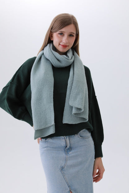 Classic Bias-Cut Scarf – Woven Elegance & Timeless Style ?????-Soul Flow Apparel