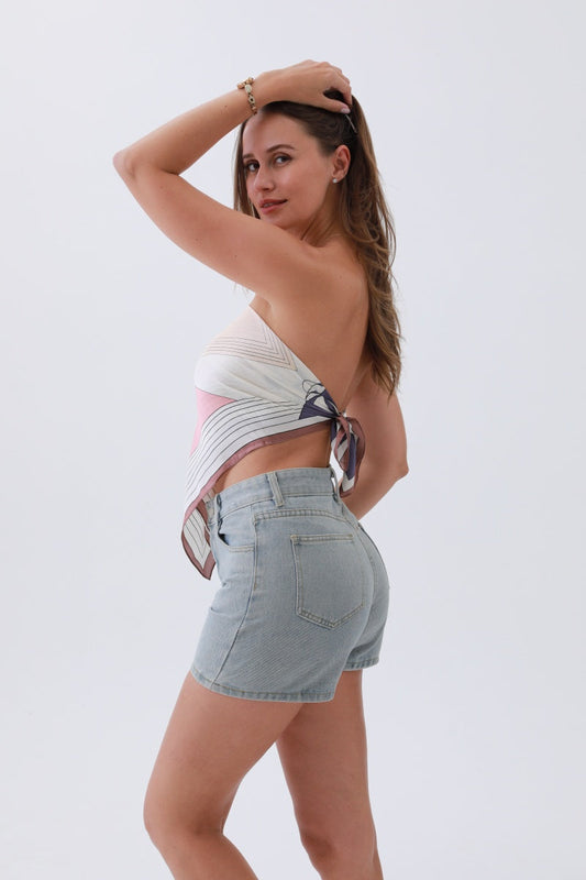 Canyon Rose Bandana – Desert Bloom Silk Scarf?????????-Soul Flow Apparel