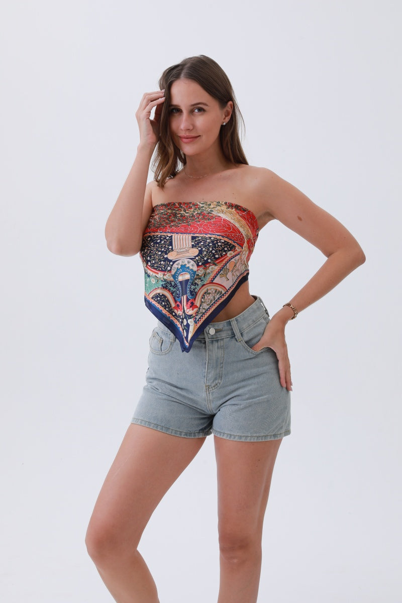 Tree of Life Silk Bandana – Bohemian Wisdom Woven In?????-Soul Flow Apparel