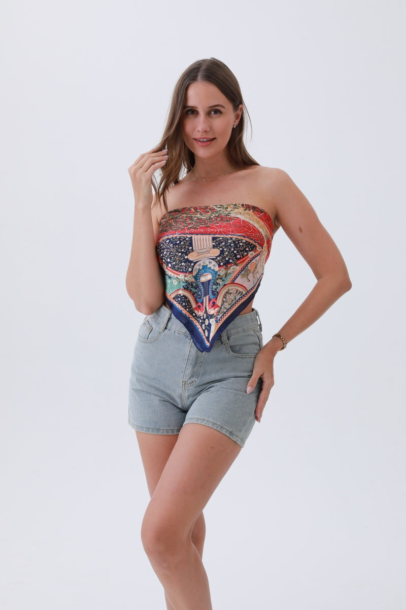 Tree of Life Silk Bandana – Bohemian Wisdom Woven In?????-Soul Flow Apparel