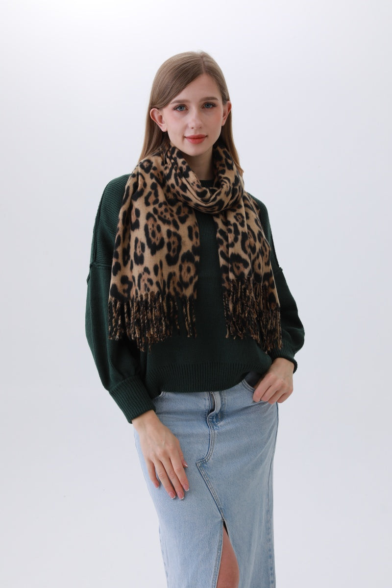 Timeless Leopard Scarf – Classic Animal Print Staple ????????-Soul Flow Apparel