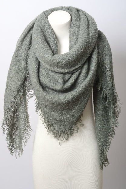 Luxury Mohair Square Scarf – Cozy & Elegant Wrap ??????-Soul Flow Apparel