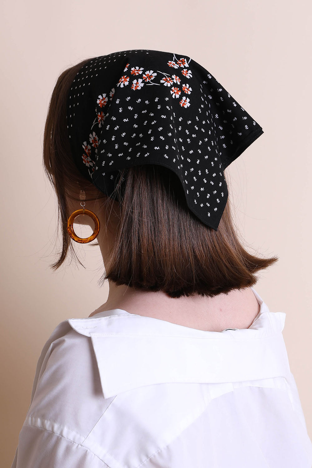 Dotted & Floral Bandana-Soul Flow Apparel
