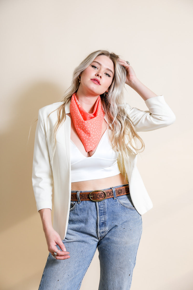 Dotted & Floral Bandana-Soul Flow Apparel