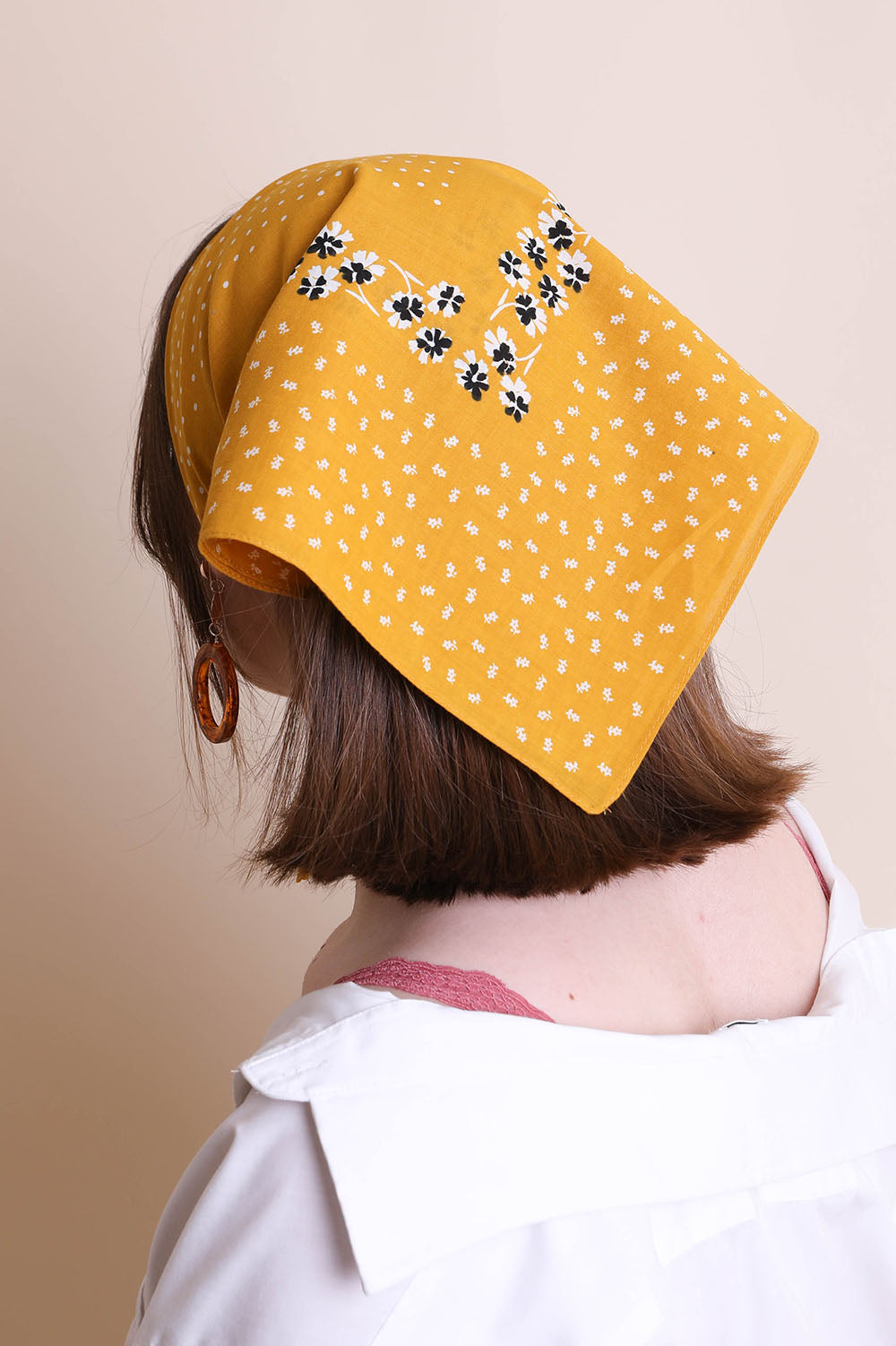 Dotted & Floral Bandana-Soul Flow Apparel