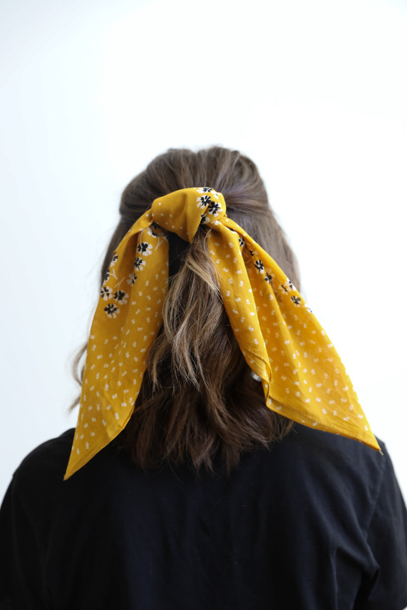 Dotted & Floral Bandana-Soul Flow Apparel