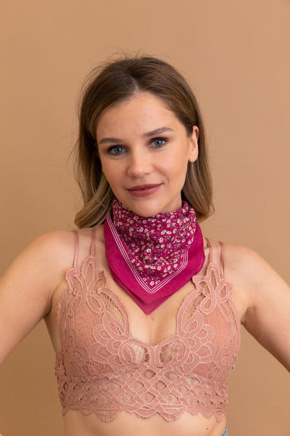 Bloom Field Petal Bandana-Soul Flow Apparel