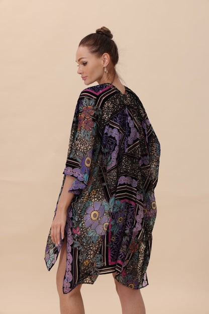 Velvet Bloom Kimono – Luxurious Textures & Artisan Craftsmanship-Soul Flow Apparel