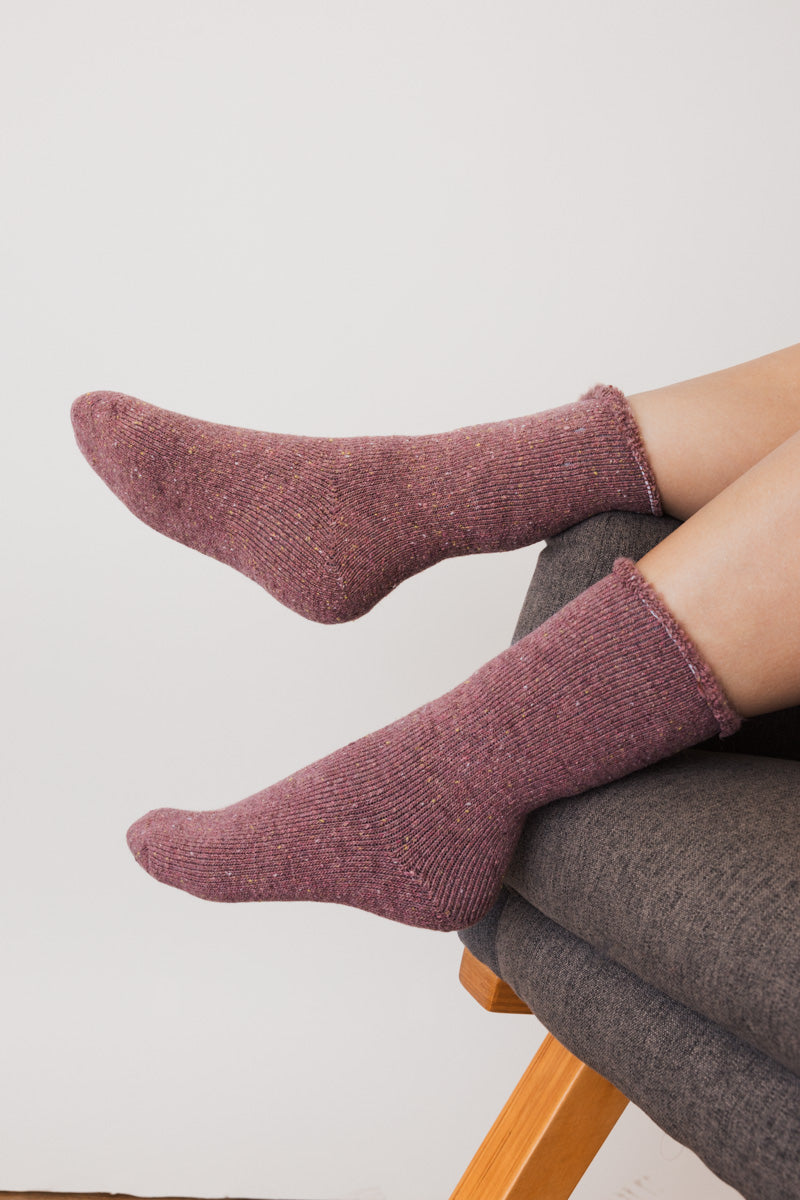 Soul Flow Apparel | Boho Thick Knit Crew Socks for Ultimate Fall & Winter Warmth ????