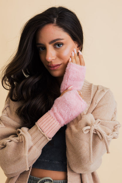 Plush Winter Gloves - Phone-Friendly Use ????-Soul Flow Apparel