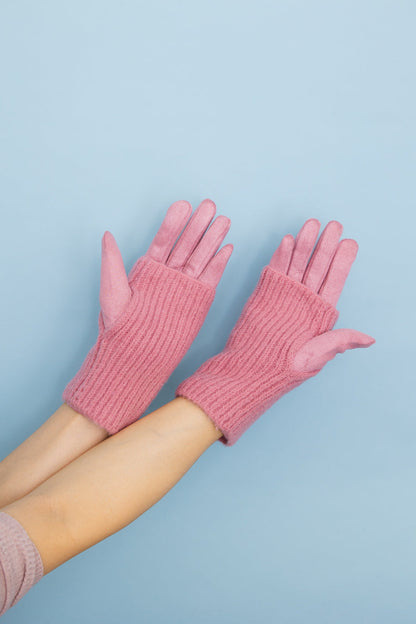 Cozy Knit Wool-Blend Touchscreen Gloves-Soul Flow Apparel
